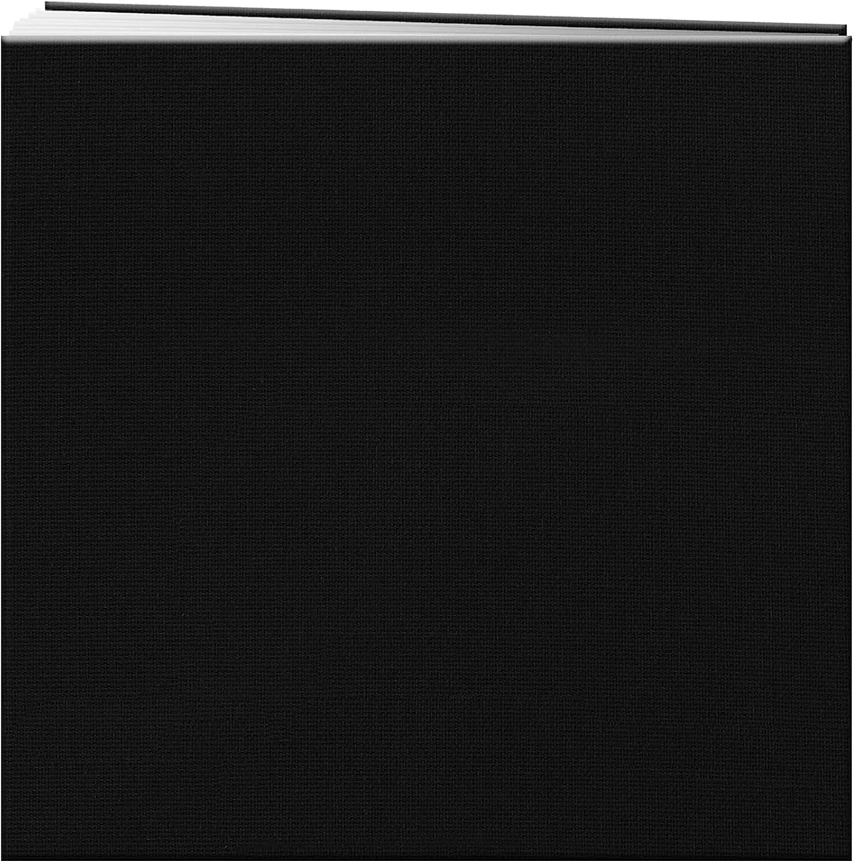 Pioneer MB10CB-F/BK 12 Inch by 12 Inch Postbound Fabric Frame Cover Memory Book, Black