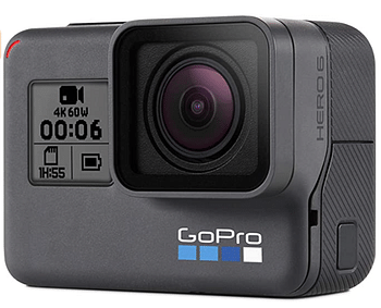 كاميرا GoPro HERO6 3 سم - أسود