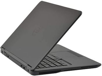 Dell Latitude E7450 Laptop, Core i7, 5th Generation, 256GB SSD, 8GB RAM, 14-inch, Intel HD Graphics, Win10, ENG KB, Black