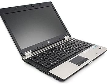 HP EliteBook 8440P Laptop, Intel Core i5-1st Generation CPU 2.4GHz, 4GB DDR3 RAM, 256GB SSD, 14.1 inch Display, Windows 10, ENG  KB, Silver/Black,