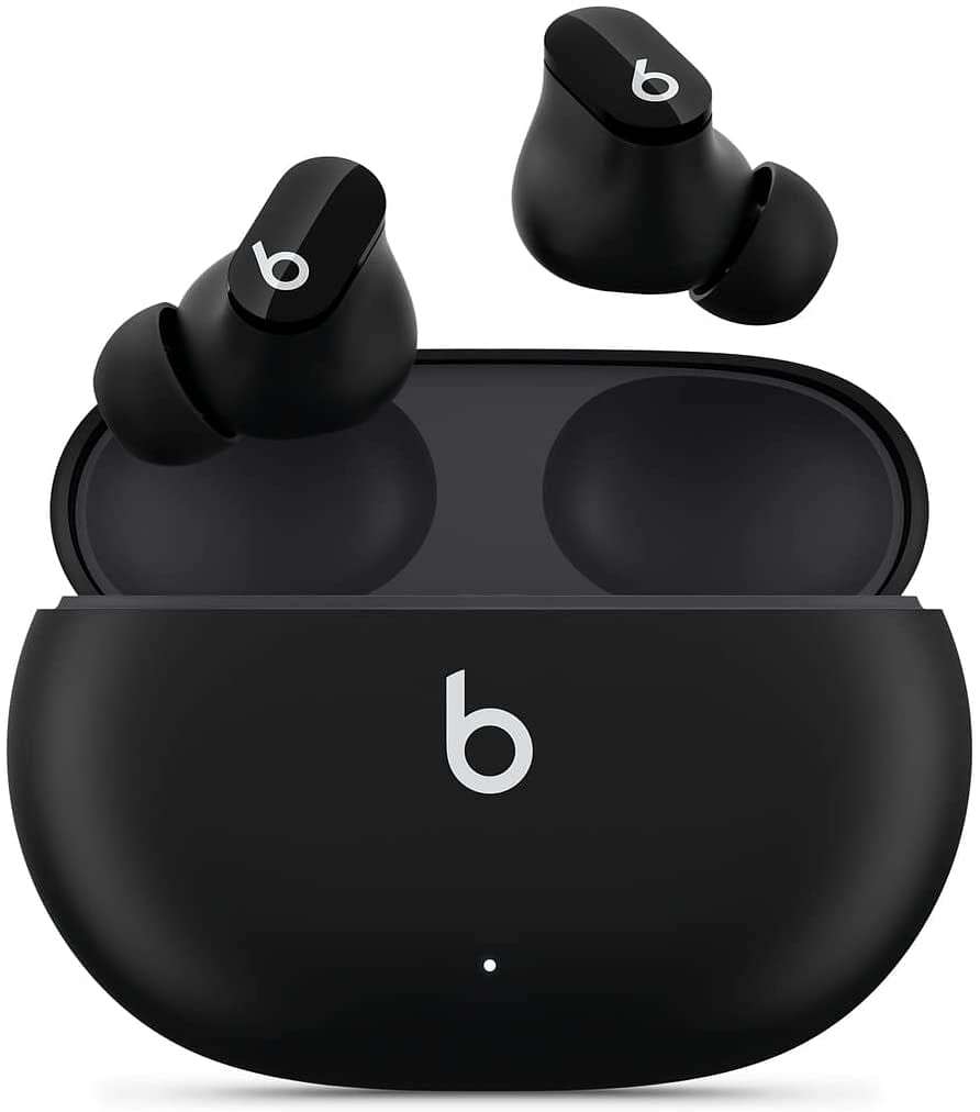 beats Studio Buds True Wireless Noise Cancelling Earphones Active Noise Cancelling, IPX4 rating Sweat Resistant Earbuds Compatible with Apple & Android, Class 1 Bluetooth Built in Microphone, Black- One Size