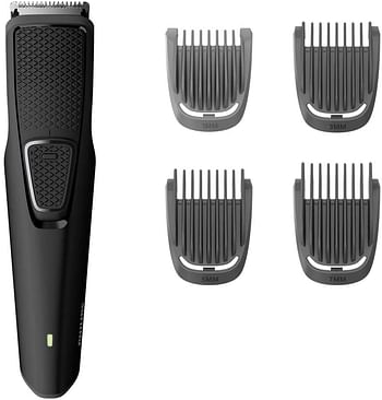 PHILIPS Beard Trimmer Series 1000, BT1214/15, Black, One sized.