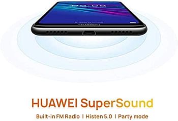 Huawei Y6 Prime 2019 6.09 inch FullView Dewdrop Display Smartphone with Dual Camera, 2GB+32GB, Android 9.0 Sapphire blue