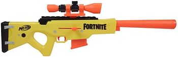 Nerf Fortnite BASR-L Bolt Action, Clip Fed Blaster Includes Removable Scope 6-Dart Clip and 12 Official Nerf Elite Darts