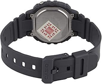 Casio Mens Quartz Watch, Digital Display and Resin Strap LA-20WH-8ADF - Grey