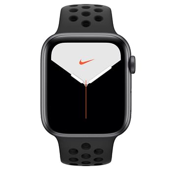 Apple Watch Nike Series 5 - 44mm, GPS + Cellular -Space Gray Aluminum Case with Anthracite Black Nike Sport Band