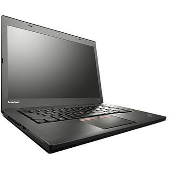 لينوفو ثينك باد T450 شاشة 14 بوصة لاب توب انتل كور i5 5300U رام   8 جيجابايت 256 جيجابايت SSD ويندوز 10 لوحة مفاتيح انجليزية/عربية - أسود