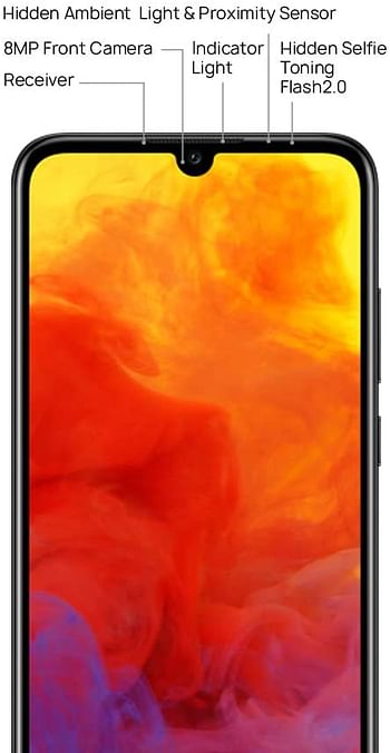 Huawei Y6 Prime 2019 6.09 inch FullView Dewdrop Display Smartphone with Dual Camera, 2GB+32GB, Android 9.0 Sapphire blue