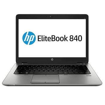 شاشة HP EliteBook 840 G2 14.1 بوصة ، كور i5 الجيل الخامس ، 4 جيجابايت رام ، 500 جيجابايت SSD ، ويندوز ، - أسود