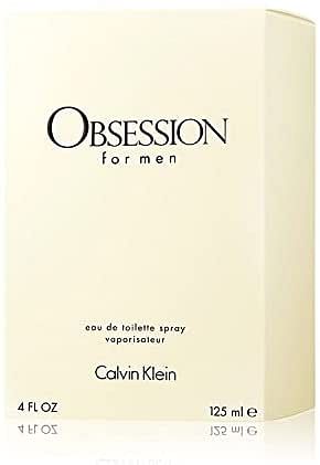 Calvin Klein Obsession Eau De Toilette for Men, 125 ml, White.