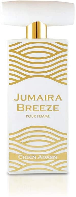 Chris Adams Perfumes Jumaira Breeze Eau De Perfume For Women - 100 ml - White/Gold