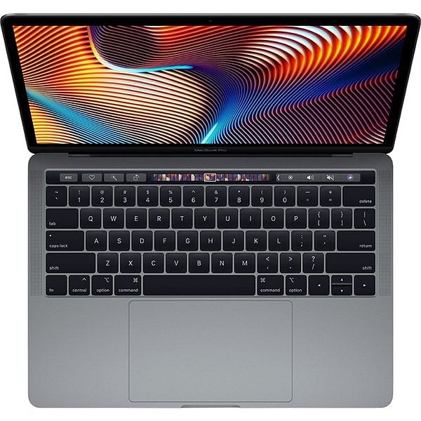 Apple MacBook Pro 2018 A1989 (13 بوصة ، Intel Core i7-2.7Ghz ، 16 جيجا بايت ، 512 جيجا بايت SSD ، Touch Bar ،) ، لوحة مفاتيح إنجليزية ، رمادي فلكي