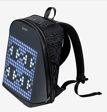 Divoom Pixoo 15 Inch Backpack with 256 Customized LED Front Panel