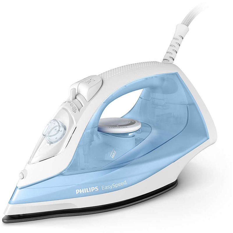 Philips - GC1740/26 Easyspeed Steam Iron - White/Blue