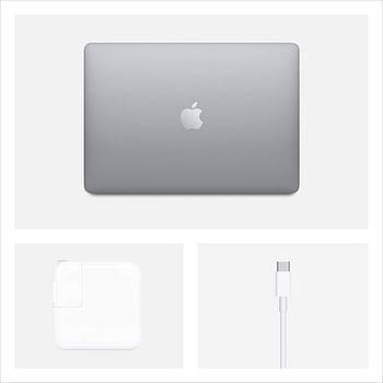 Apple Macbook Air 8،2، A1932 (13-Inch، 2019) Touch ID، Intel Core i5، 1.6GHz، 8GB RAM، 256GB SSD، MVFJ2LL / A، ENG-KB - رمادي فلكي