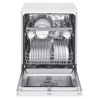LG Quad Wash Dishwasher DFB512FW,9 Litres - White