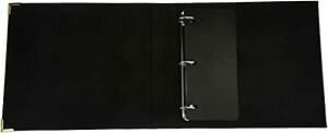 Pioneer 12 Inch by 12 Inch 3-Ring Faux Suede Cover Scrapbook Binder Brown