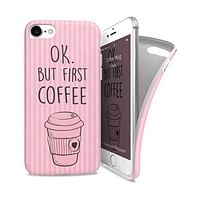 i-Paint Soft Coffee Mug Case for iPhone 7 - Pink