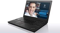 Lenovo ThinkPad T560 15.6" HD Display, i5-6th Gen, 8GB RAM, 256GB SSD, Windows - Black