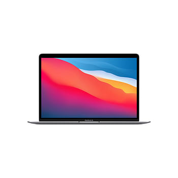 Apple MacBook Air Laptop 10,1 A2337(13-Inch, M1 Chip, 2020) 8GB RAM, 256GB SSD , FaceTime HD Camera, Touch ID, MGN63AB/A,ENG/ARA KB  Space Gray