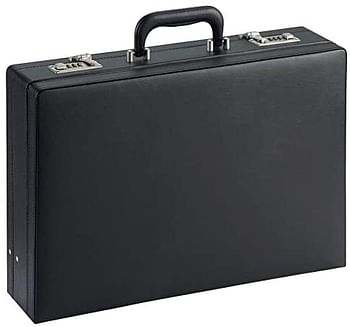 Lorell Expandable Attache Case, Black