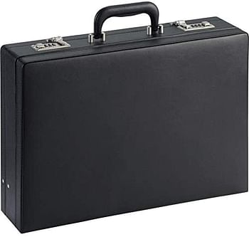 Lorell Expandable Attache Case, Black