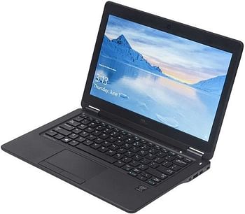 Dell Latitude E7250 Laptop, Intel Core i5-5th Gen , 4GB RAM, 128GB SSD, ENG KB , Black/Black/128GB 4GB Ram/EN KB