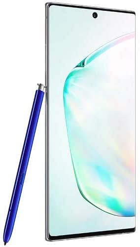 Samsung Galaxy Note 10 Plus Dual SIM 256GB, 12GB RAM, 4G LTE, Aura Glow International Release