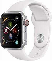 Apple watch Series 4 (GPS - 40mm) Silver Aluminum Case with White Sport Band