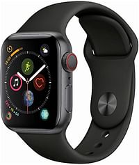 Apple watch Series 4, 40mm, GPS+Cellular, Space Grey Aluminum Case with Black Sport Band