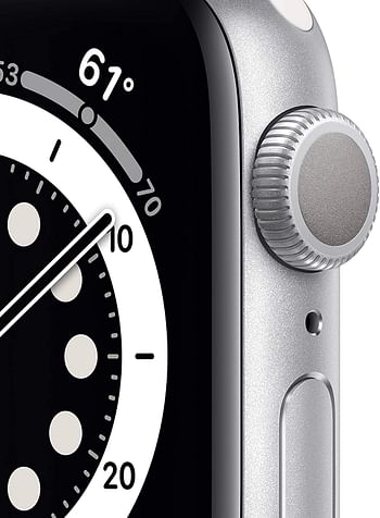 Apple Watch Series 6, 40mm, GPS + cellular, Blue Aluminum Case with Deep Navy Sport Band