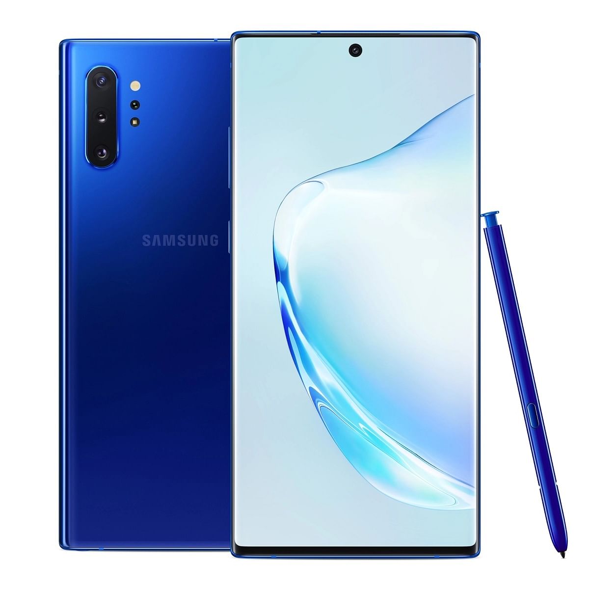 Samsung Galaxy Note 10 Plus Dual SIM - 256GB, 12GB RAM, 4G LTE - Aura Blue