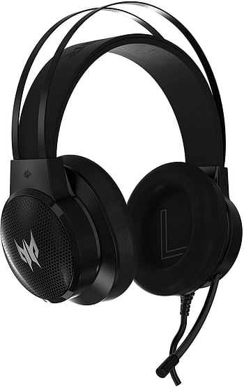 Acer Predator Galea 350 Gaming Headset With 7.1 Surround Sound, Unidirectional Noise-Cancelling Mic, Compatible Pc, Xbox One, Ps4, One Size