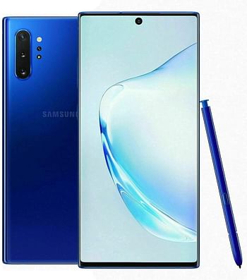 Samsung Galaxy Note 10 Plus Dual SIM 256GB, 12GB RAM, 4G LTE, Aura Glow International Release