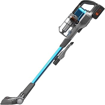 Black+Decker 4-in-1 Cordless Powerseries EXTREME Upright Stick Vacuum Cleaner with 36V, 2.0 Ah Li-Ion Battery, Crevice Tool & Flip-out Brush, Blue - BHFEV362D-GB,/36V 2.0 Ah/Blue