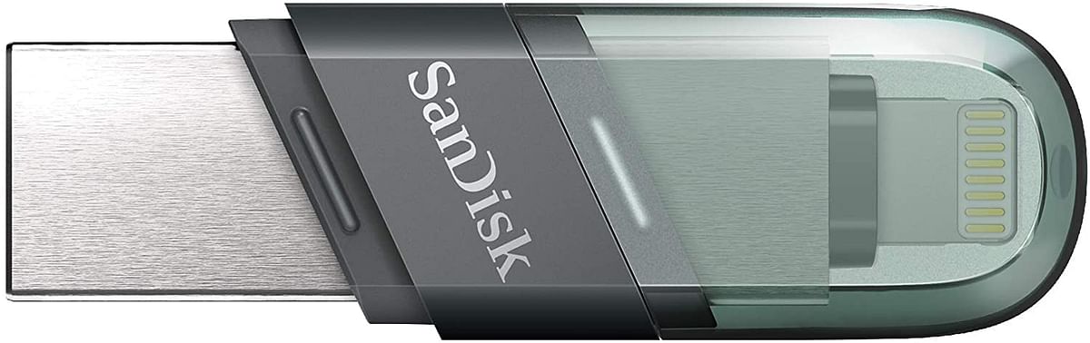 Sandisk 256GB Ixpand Flash Drive Flip Usb 3.1 Generation 1 For Iphone/Ipad Sdix90N 256G Gn6Nn Gn6Ne - Black