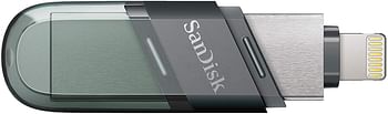 Sandisk 256GB Ixpand Flash Drive Flip Usb 3.1 Generation 1 For Iphone/Ipad Sdix90N 256G Gn6Nn Gn6Ne - Black