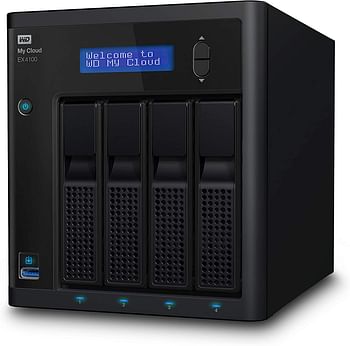 WD EX4100 My Cloud Expert Series Diskless - Black