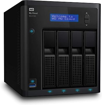 WD EX4100 My Cloud Expert Series Diskless - Black