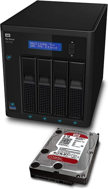 WD EX4100 My Cloud Expert Series Diskless - Black