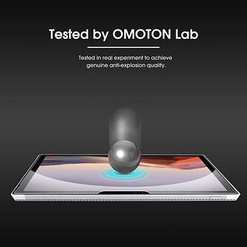 OMOTON Screen Protector Compatible with Surface Pro 6  Surface Pro 5th Generation Surface Pro 4 Tempered Glass High Responsivity Scratch Resistant High Definition