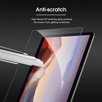 OMOTON Screen Protector Compatible with Surface Pro 6  Surface Pro 5th Generation Surface Pro 4 Tempered Glass High Responsivity Scratch Resistant High Definition