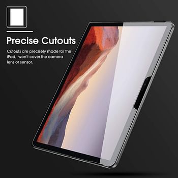 OMOTON Screen Protector Compatible with Surface Pro 6  Surface Pro 5th Generation Surface Pro 4 Tempered Glass High Responsivity Scratch Resistant High Definition