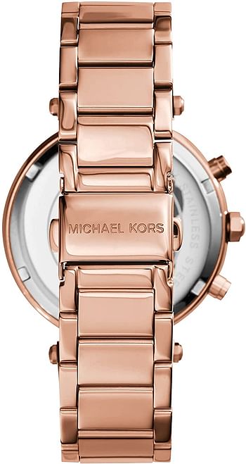 Michael Kors Womens Quartz Watch, 39mm, Analog Display and Stainless Steel Strap MK5491, rose gold