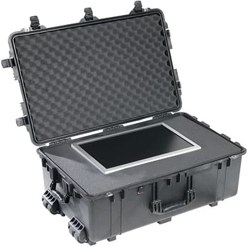 Pelican 1660 Transport Protector Case with Lid and Foam, Desert Tan