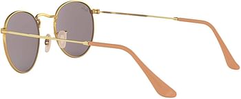 Ray-Ban Rb3447 Evolve Metal Everglasses Round Sunglasses Gold Grey Photochromic/50 Millimeters