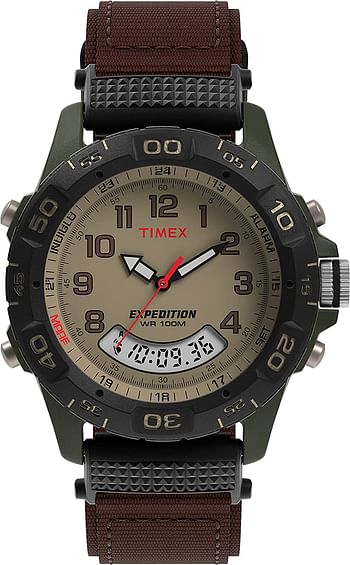 Timex Mens Expedition Trail Chronograph Resin Combo Watch - Brown