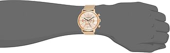 Akribos XXIV Ultimate Men's Rose Gold Dial Stainless Steel Band Watch AK714RG