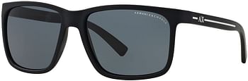 Exchange Armani 0AX4041SF Sun Full Rim Square Mens Sunglasses