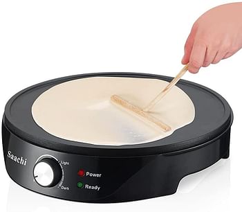 Saachi Crepe / Rigag/ Anjero/Dosa Maker NL-CM-1863, 30 cm - Black